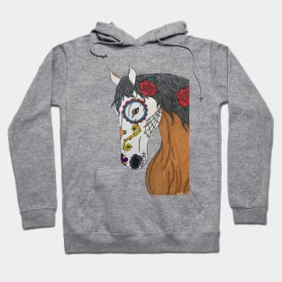 Sugar Skull Horse Hoodie